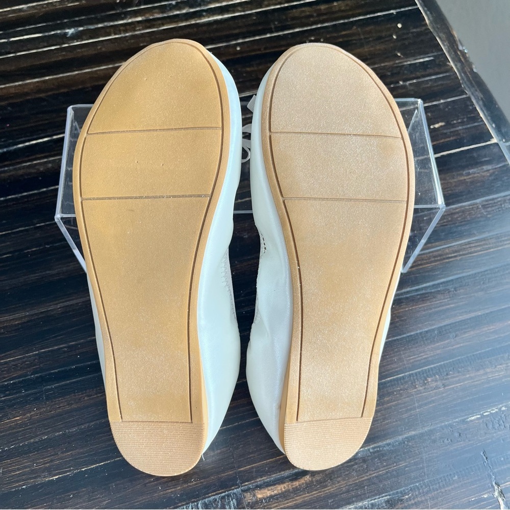 NORDSTROM Kids Elise Ballet Flat In White NEW - Picture 12 of 13